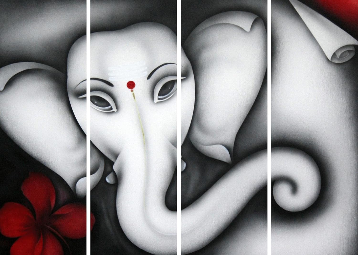 inep-b0bbpdg7zq-image-of-ganesha-tastic-4-frame-wall-art-that-blesses-your-space-ready-to-hang-on-a-neutral-wall-with-hooks-included..jpg